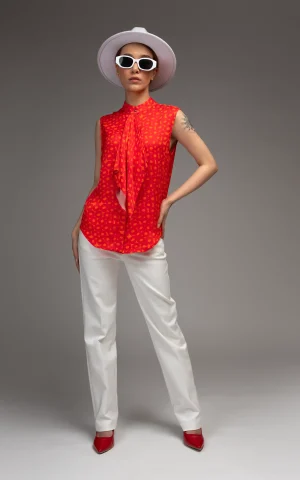 front of nevado Womens Red Top