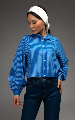 Nevado Womens blue patterned shirt