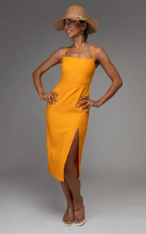 Front of nevado's Womens Orange Dress