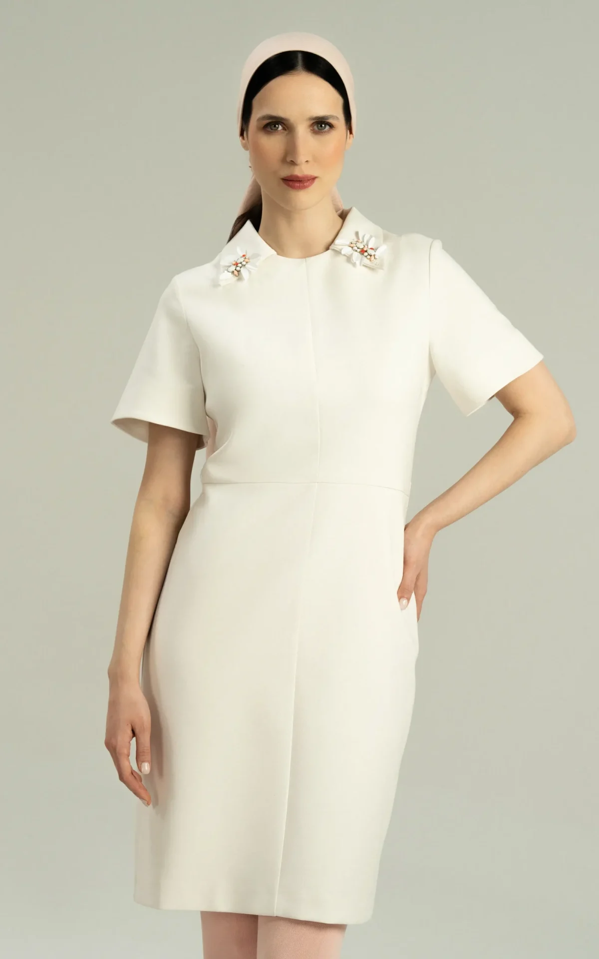 Front of nevado's Womens Off-White Dress