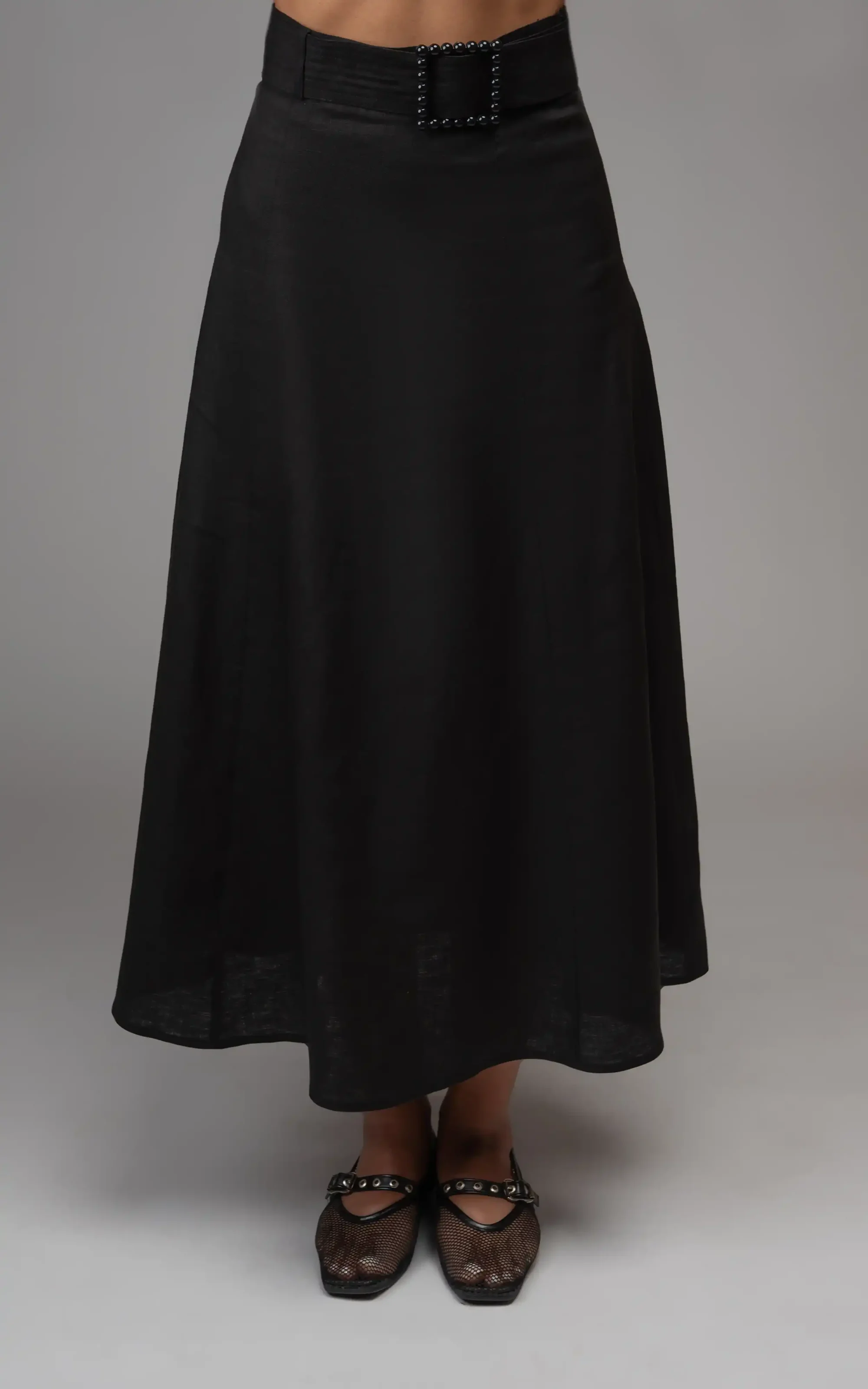 Hight View Womens Black Formal Skirt