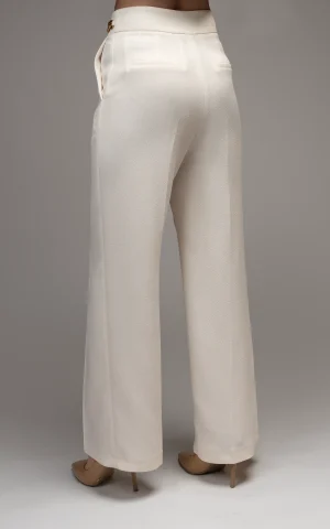 nevado Womens Formal Off-white Pants