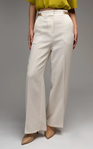 nevado Womens Formal Off-white Pants