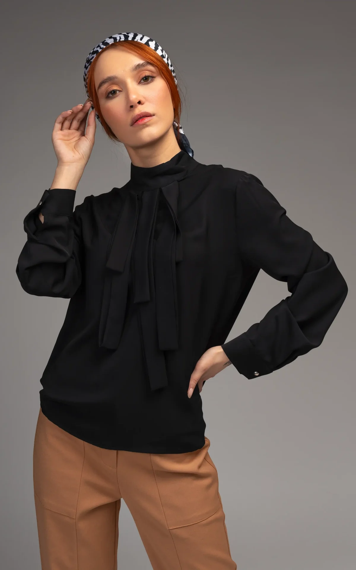 Nevado Womens strapped black blouse