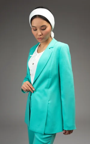 nevado Womens Formal Cyan Coat