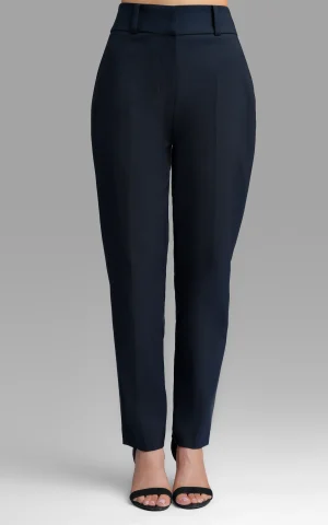 nevado womens belted navy-blue pants