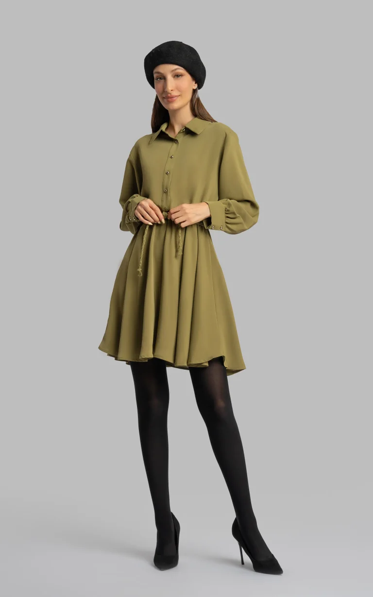 nevado womens olive green bishop-green formal dress