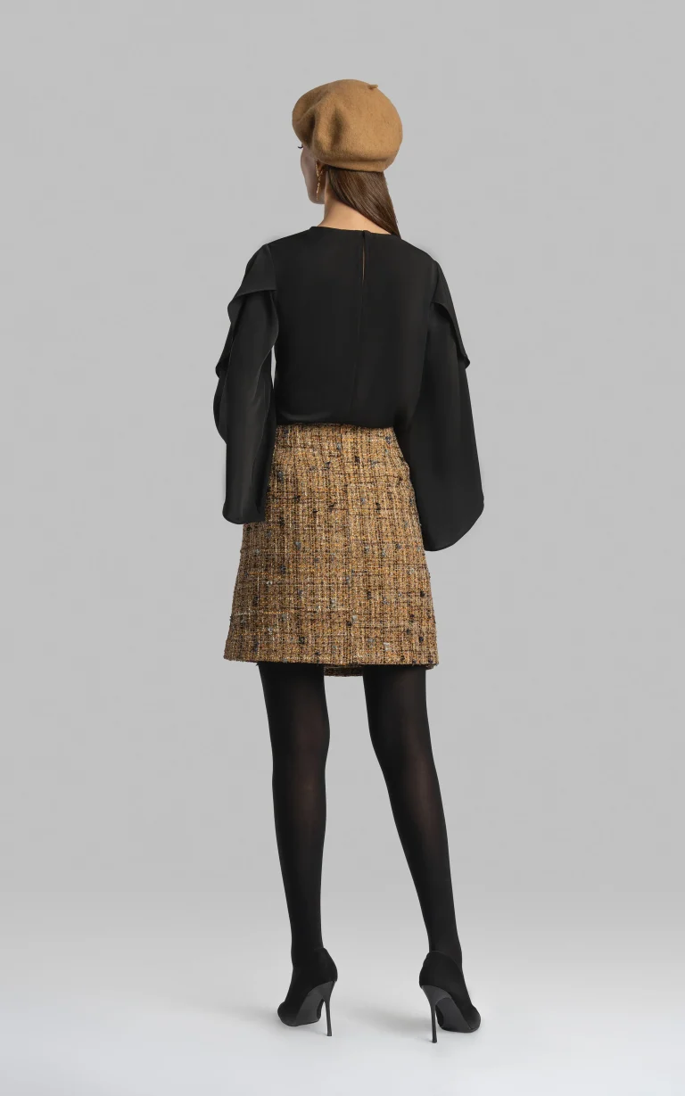 nevado womens patterned formal buttoned skirt