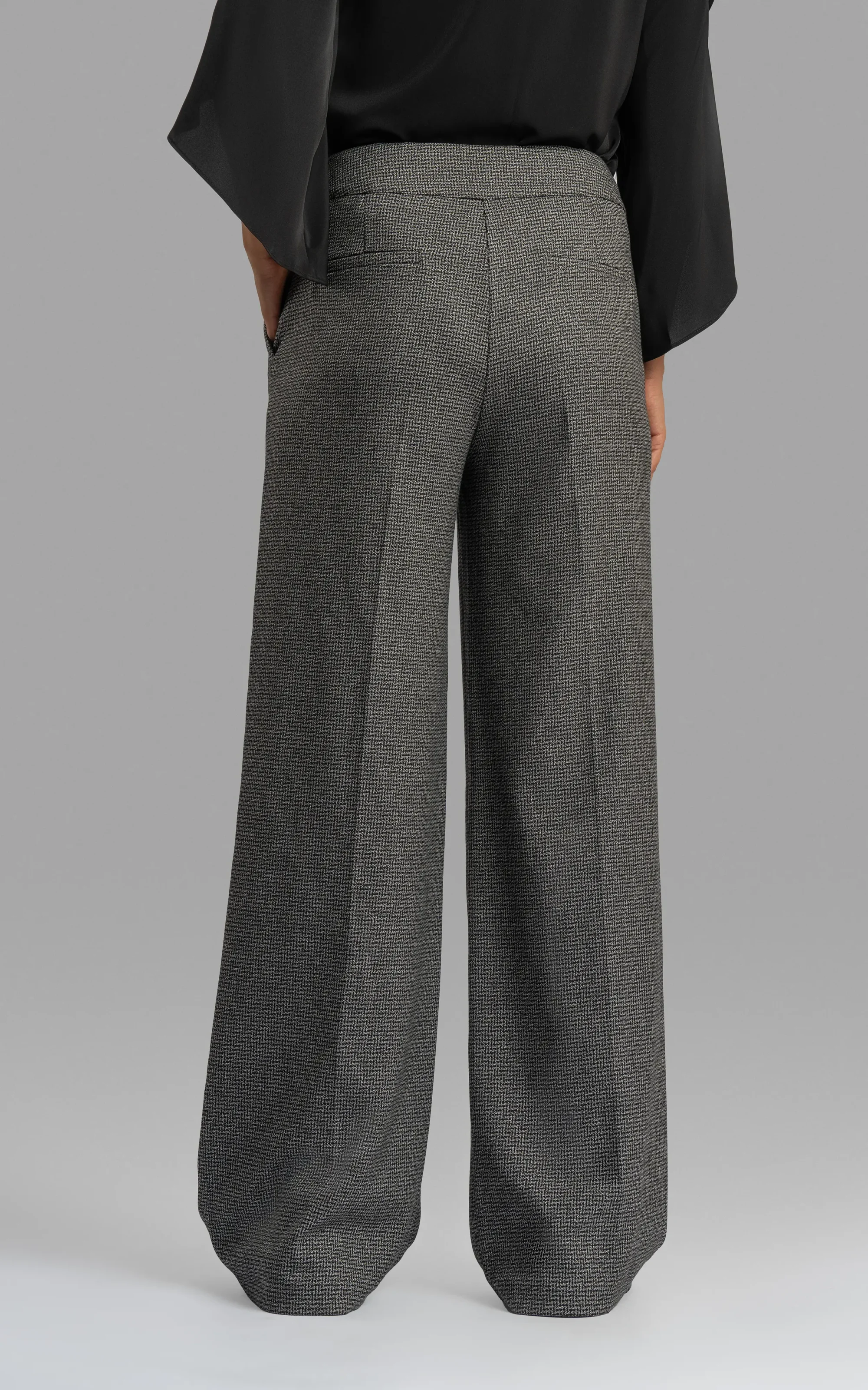 nevado womens patterned formal gray pants