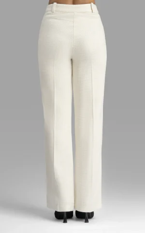 nevado womens off-white formal straight legged pants