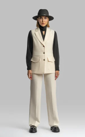 nevado womens formal off-white buttoned Jacket