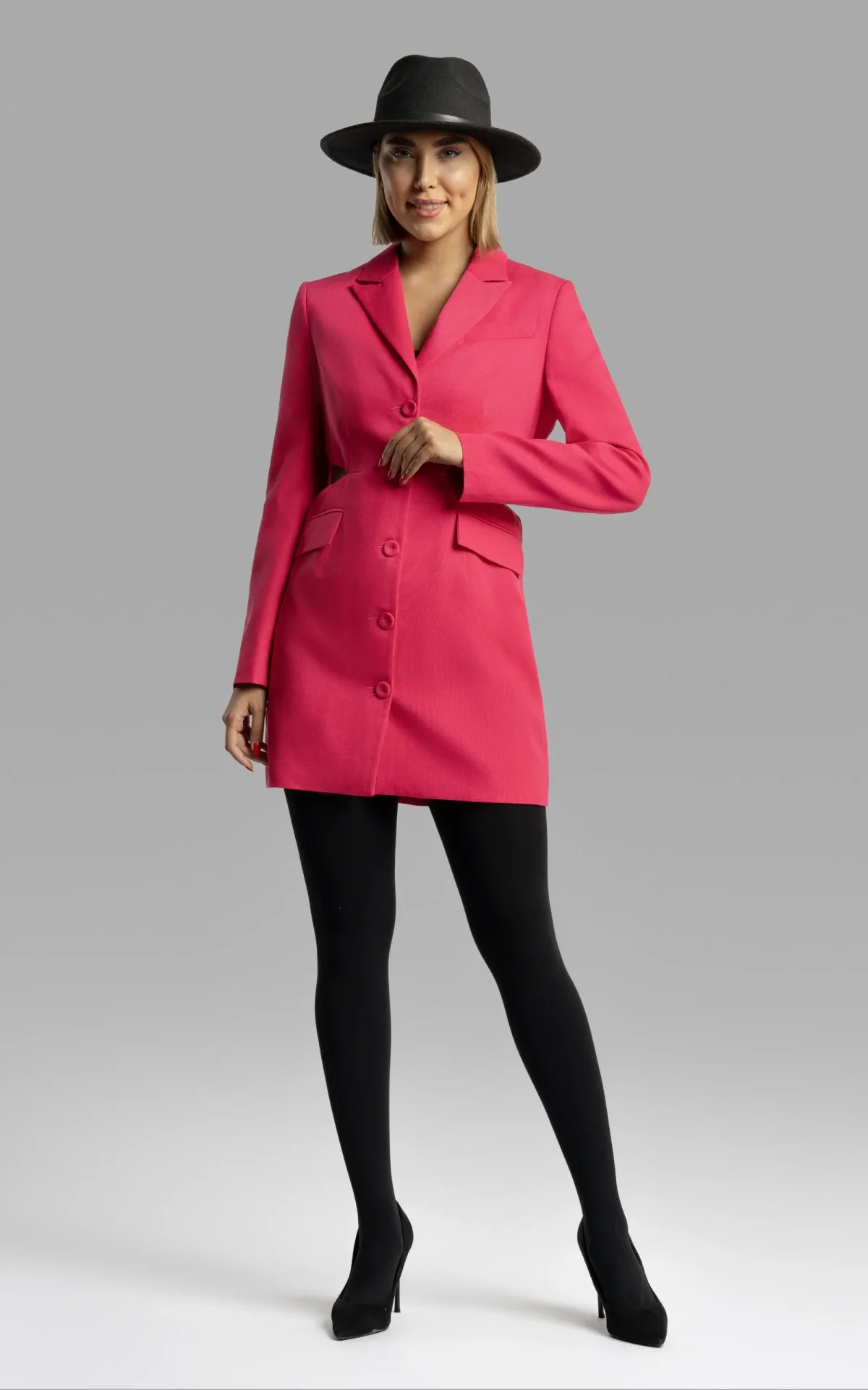 nevado womens magenta long-sleeved coat